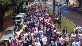 Marcha das Vadias protesta em Maringá contra o machismo e a violência sofrida pelas mulheres