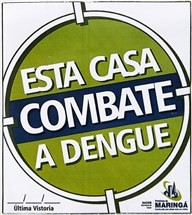 Secretaria de Saúde de Maringá cria selo para imóveis sem foco do mosquito da dengue