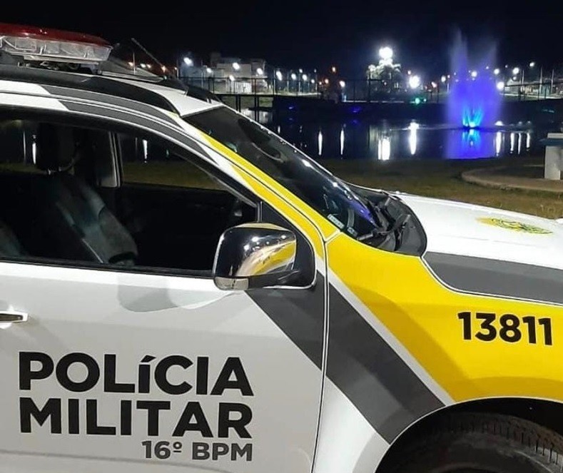 Polícia Militar realiza simulação de combate a roubos de bancos em Guarapuava
