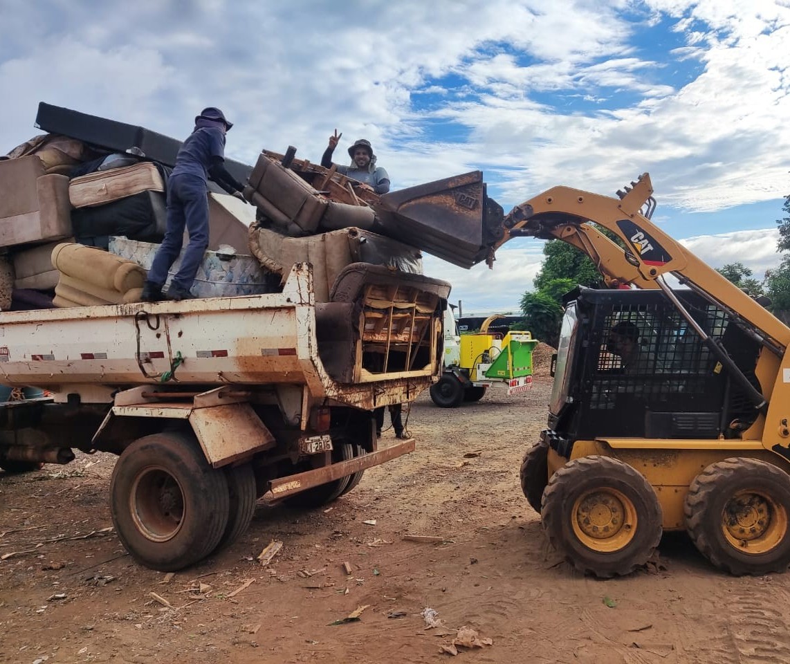 Sarandi recolhe 23 toneladas de materiais inservíveis em três dias