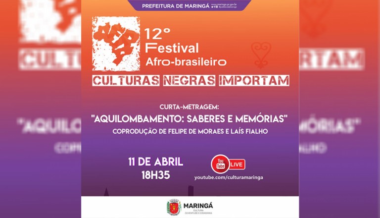12º Festival Afro-brasileiro encerra com apresentações online no domingo (11)