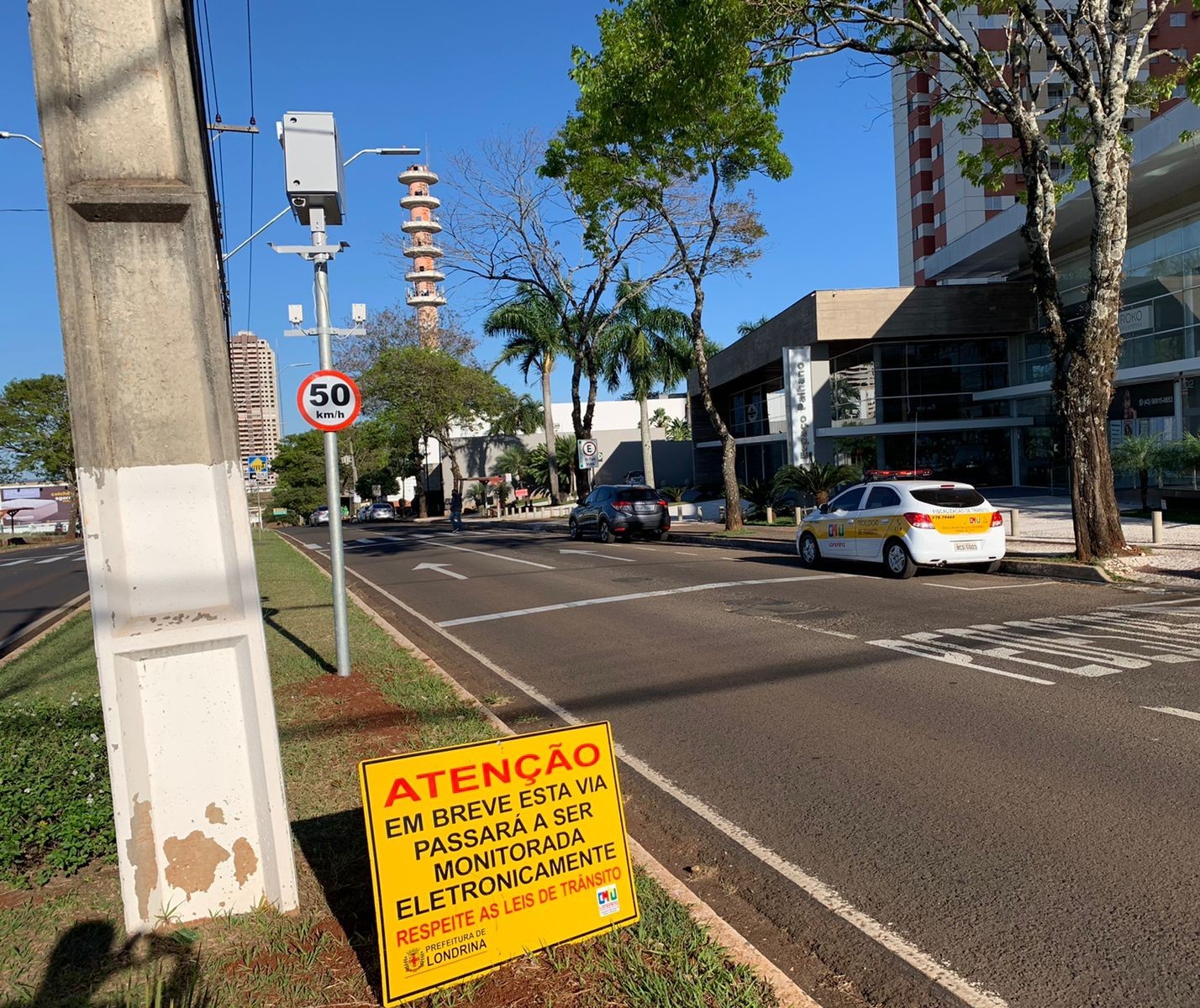 Em Londrina, novos radares começam a fiscalizar motoristas nesta segunda-feira (07)