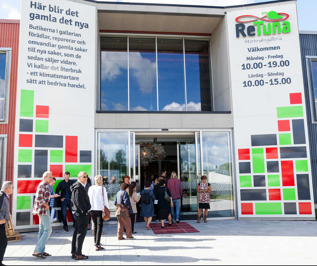 Galeria na Suécia vende somente produtos reciclados