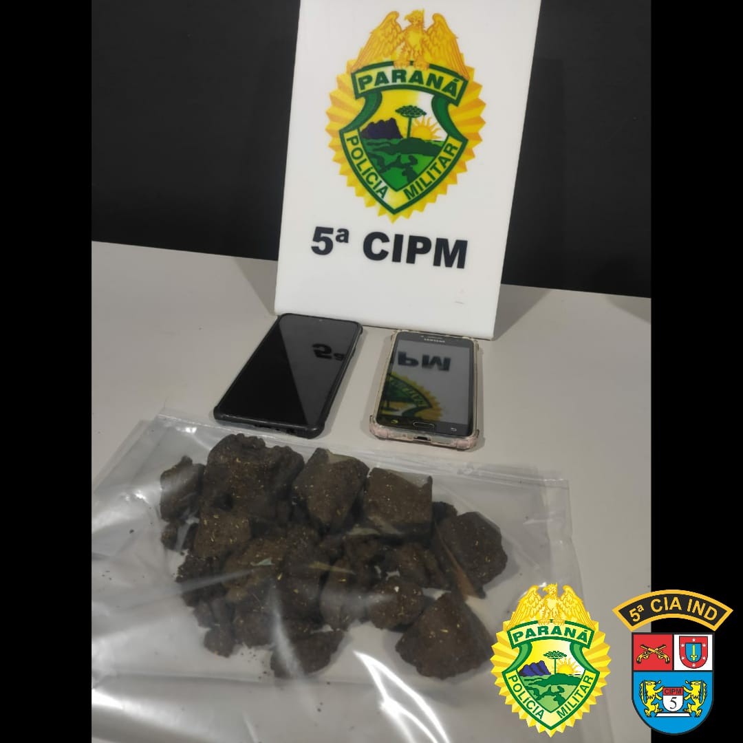 Casal de Sarandi é flagrado com drogas em Jussara