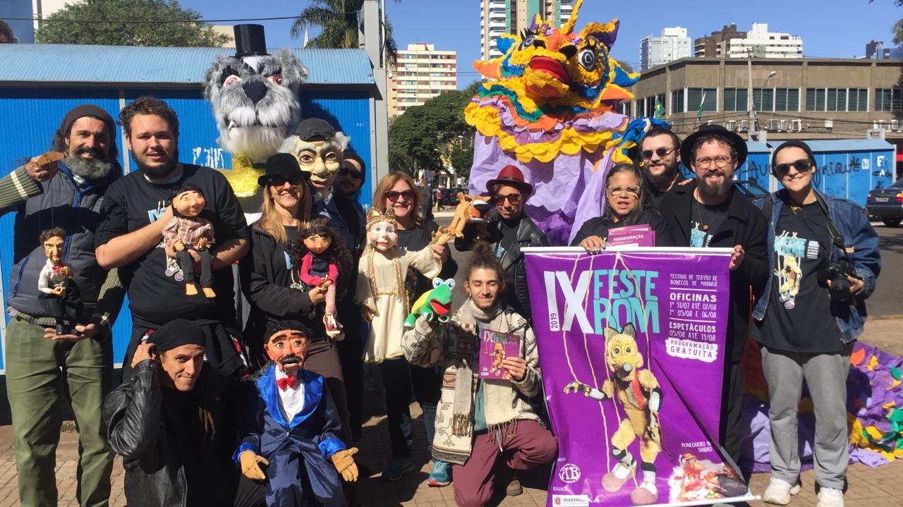 Festival de Teatro de Bonecos traz 17 espetáculos para Maringá