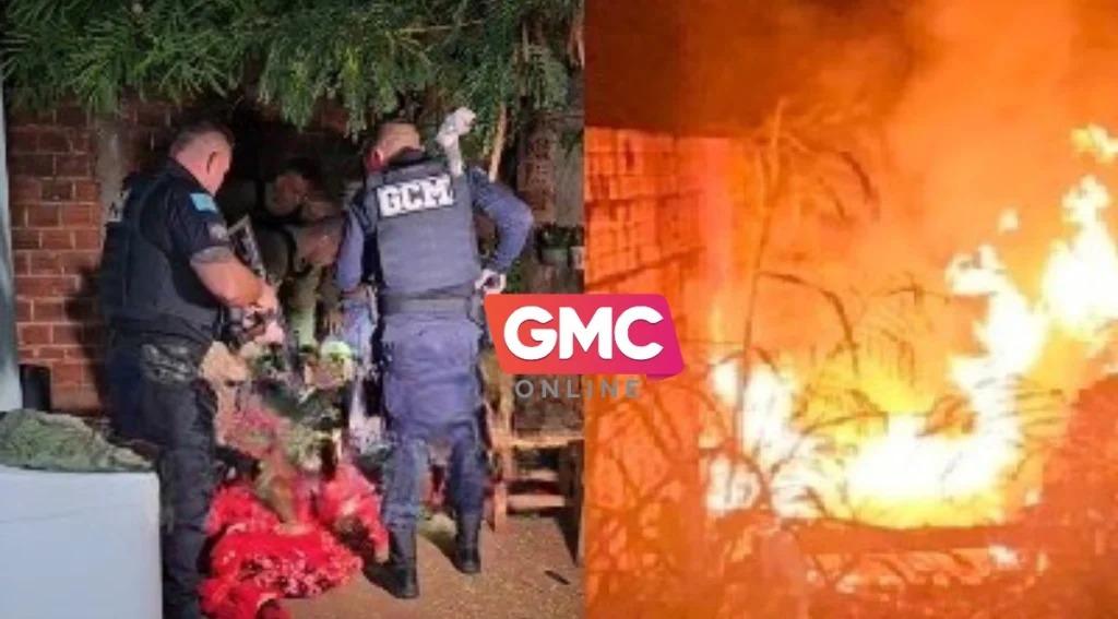 Homem ateia fogo na companheira e é preso enquanto dormia; vítima está em estado grave