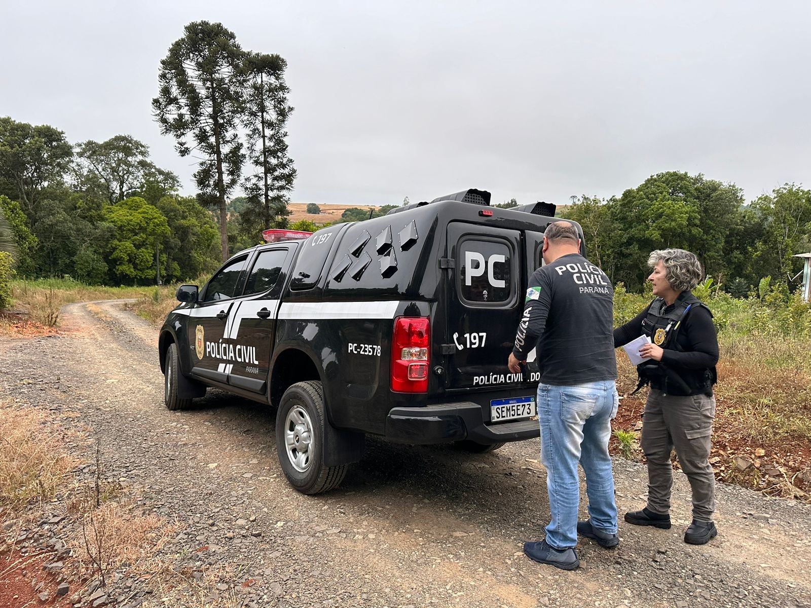 Homem é preso suspeito de abusar de menina de 12 anos em Imbituva