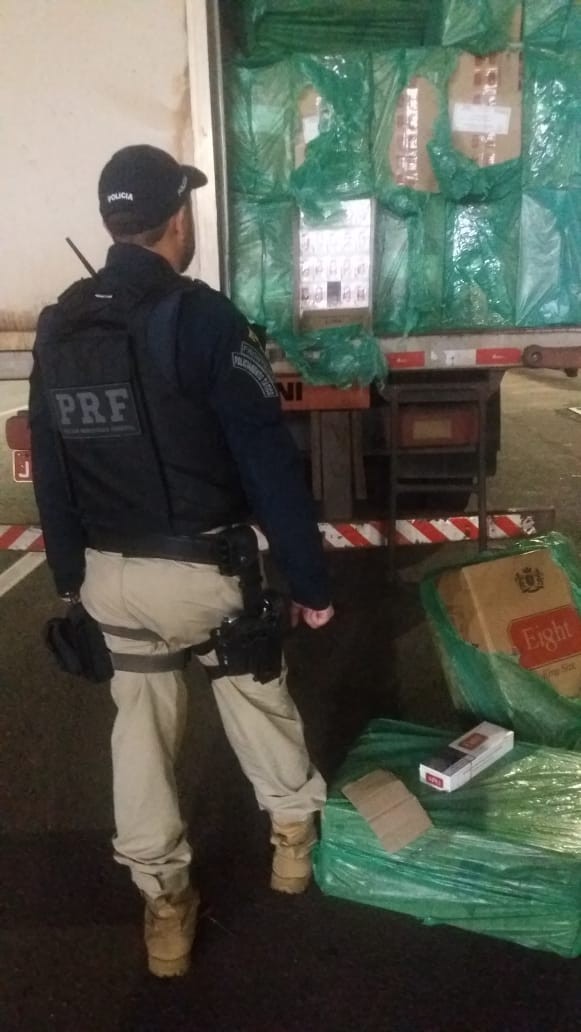 Quase 750 mil maços de cigarro são apreendidos em Mandaguari