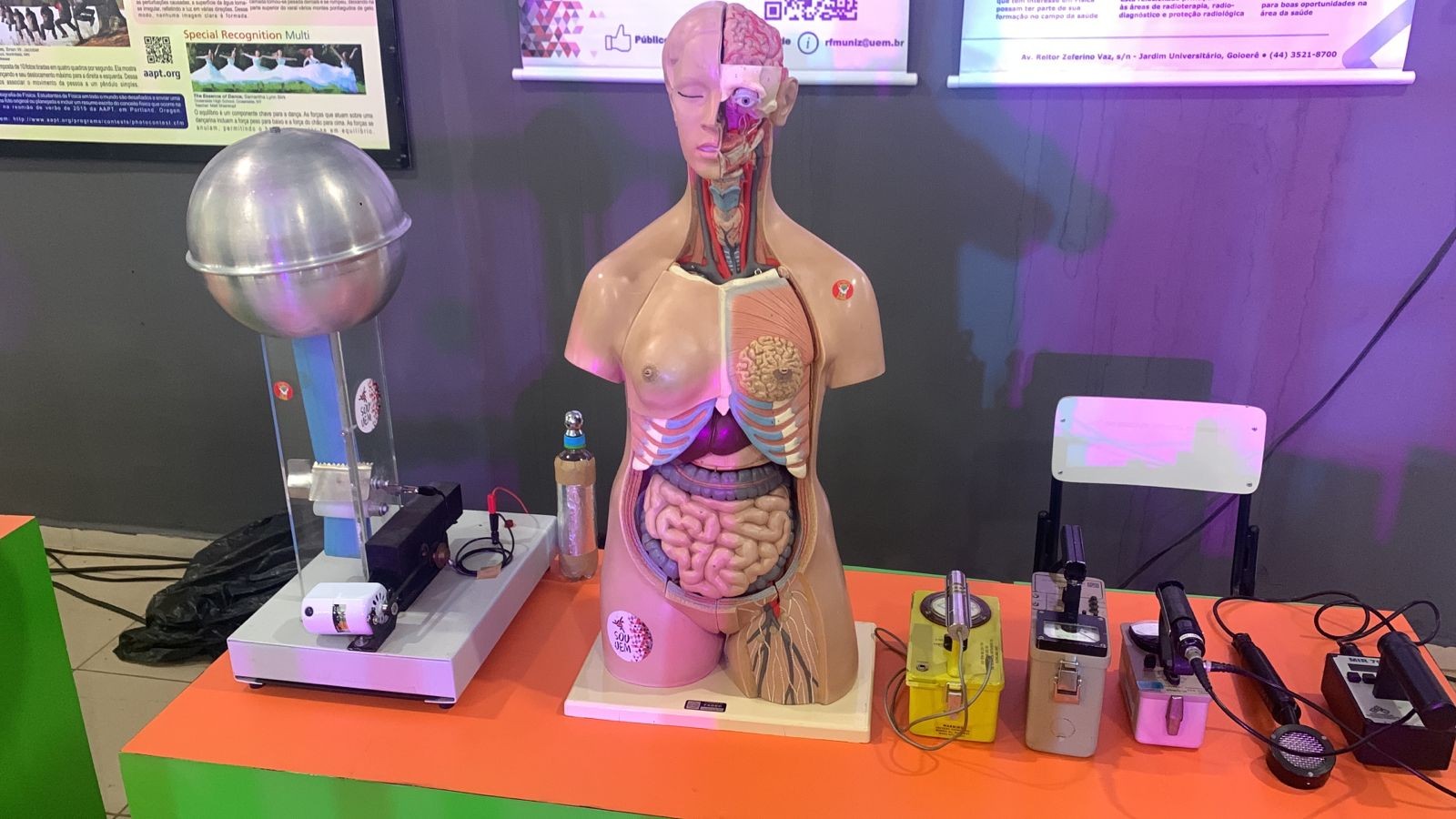 UEM apresenta ao público o curso de Física Médica na Expoingá