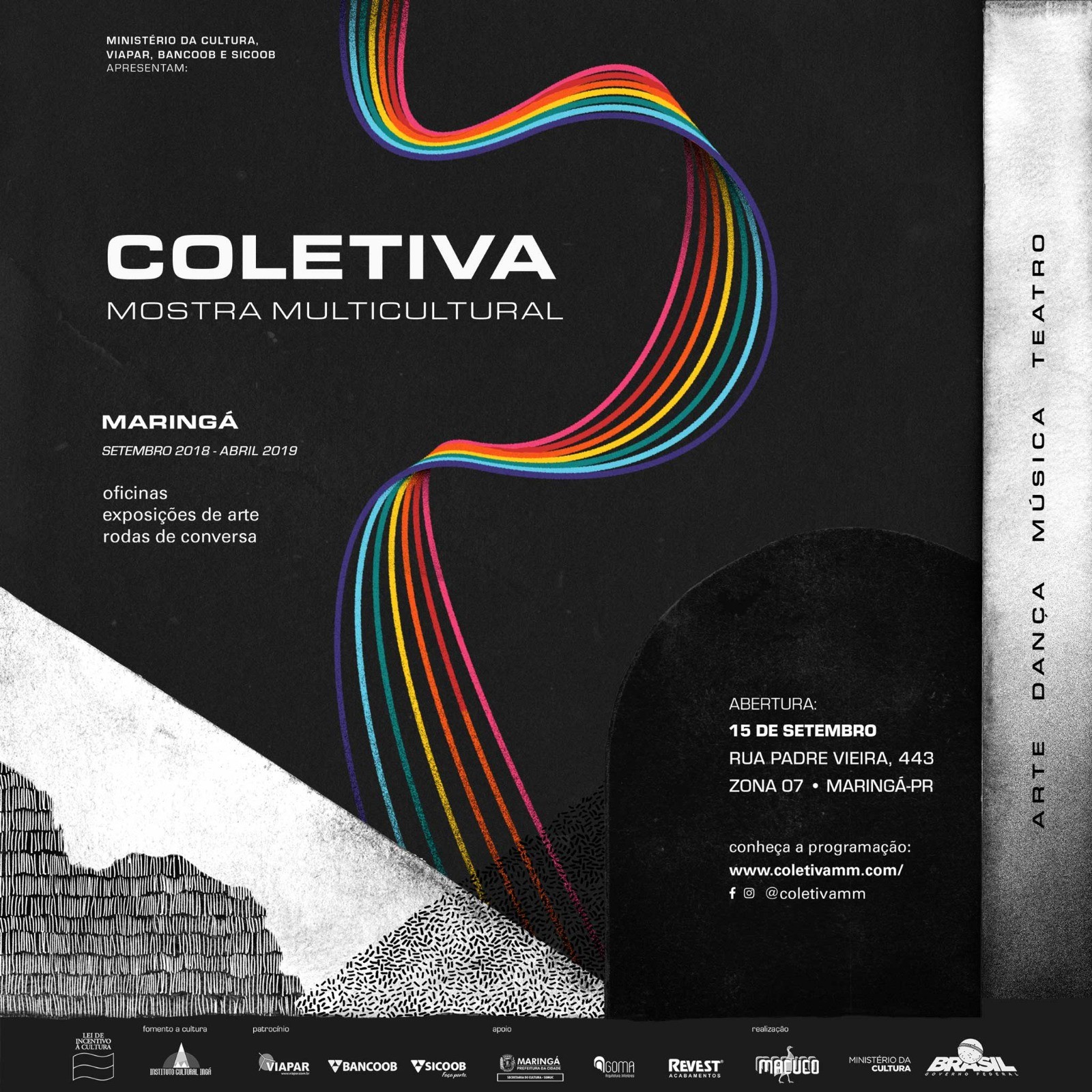 Artistas abrem residência com exposição permanente em Maringá