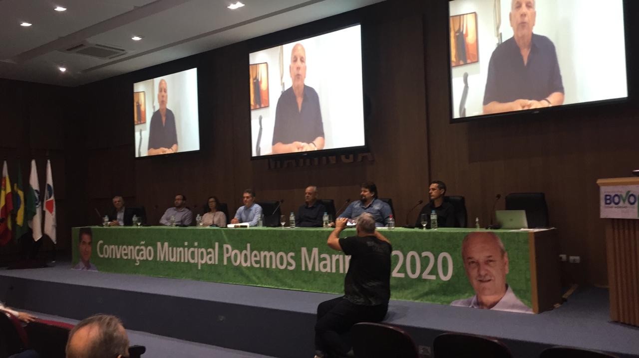 Podemos confirma os candidatos José Luiz Bovo para prefeito e César Moreno para vice