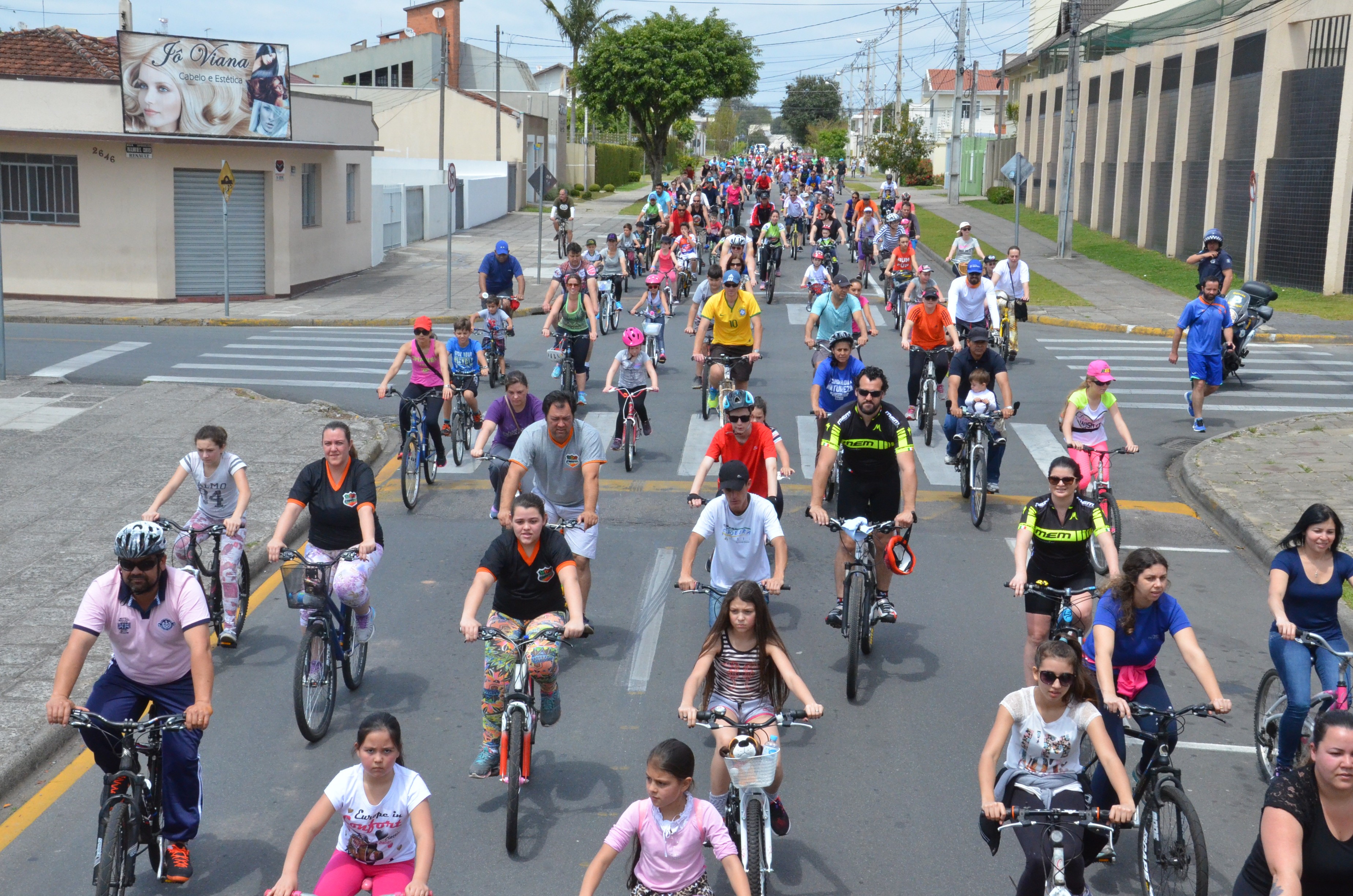 No feriado, terá Passeio Ciclístico e Caminhada da Família