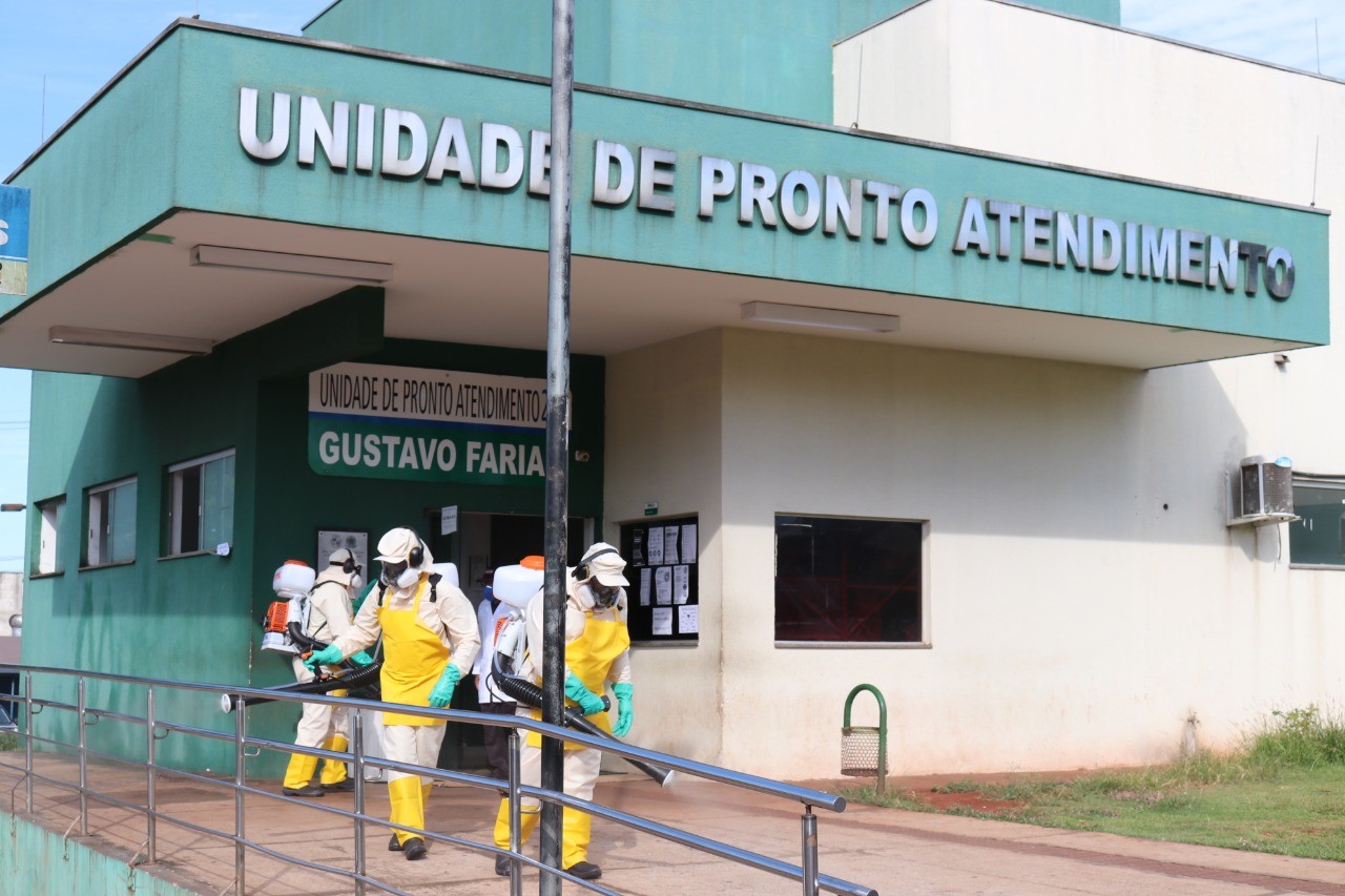 Sarandi inicia desinfecção em áreas de grande aglomeração