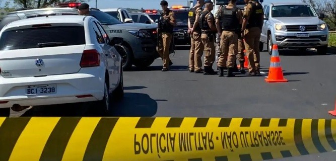 Homem é morto durante confronto com a PM na rodovia BR-376, em Marialva