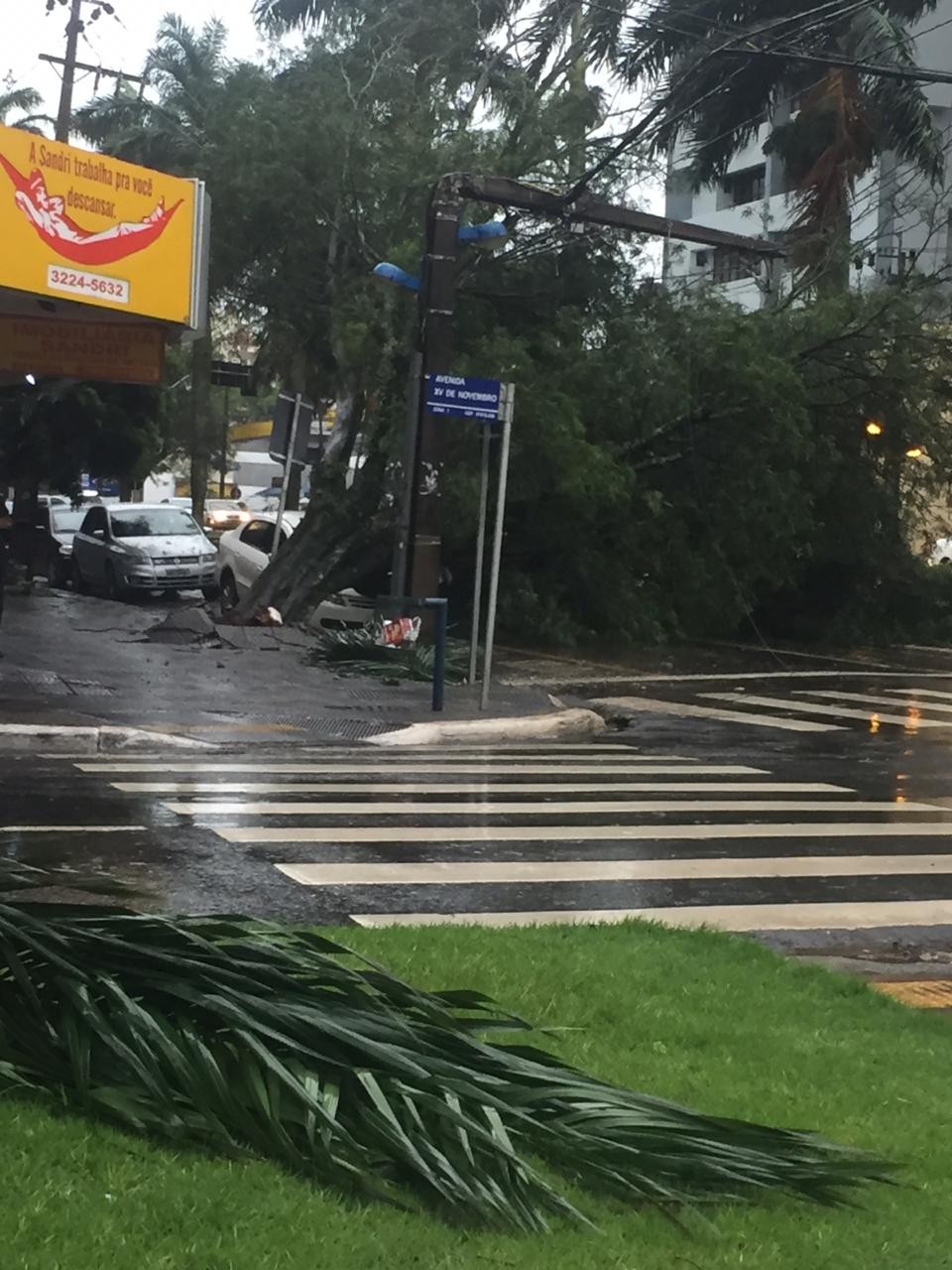 Por causa da chuva, Semob informa bloqueio em alguns trechos