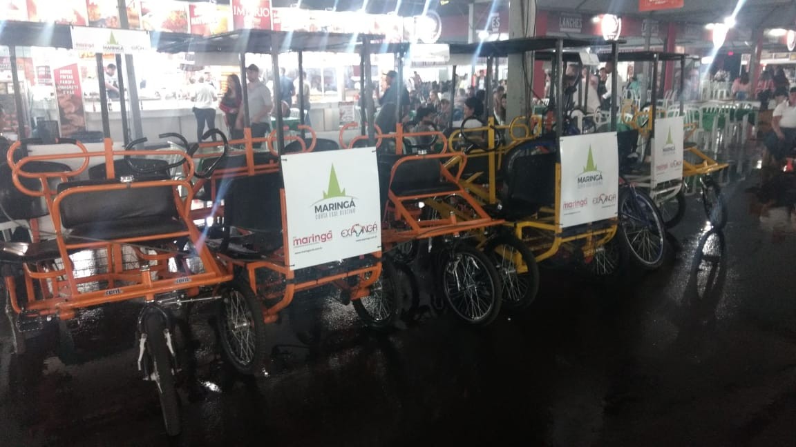 Só anda a pé na Expoingá quem quer