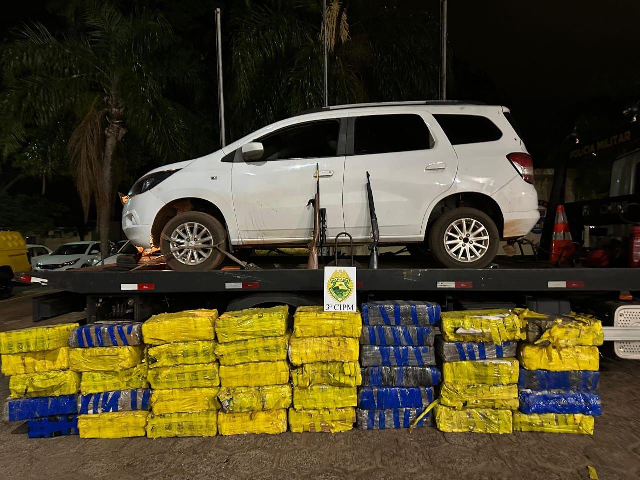 PM e PF apreendem drogas e armas em operação em Loanda