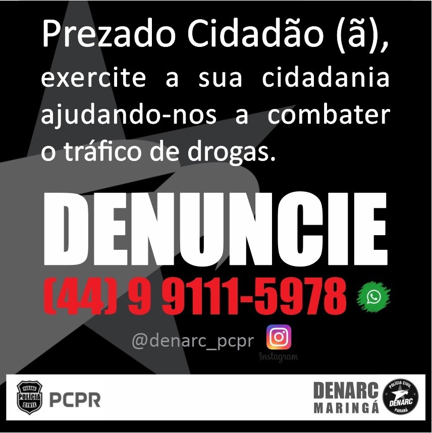 Denarc recebe denúncias pelo WhatsApp e Instagram