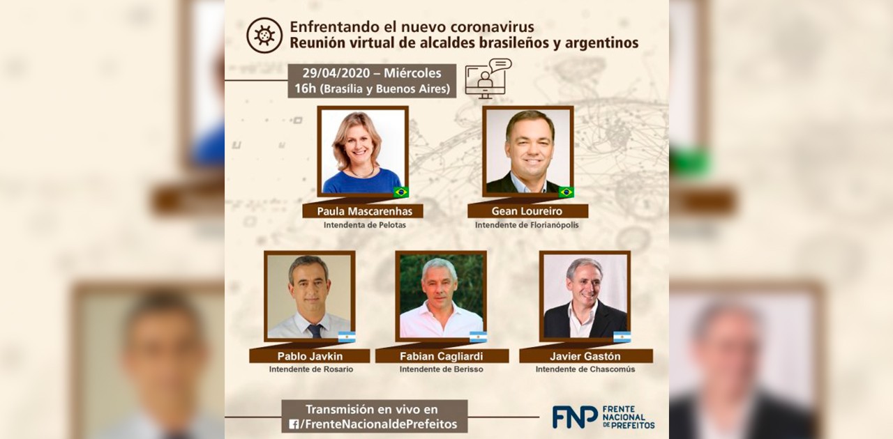 Prefeitos brasileiros e estrangeiros debatem soluções de enfrentamento à pandemia