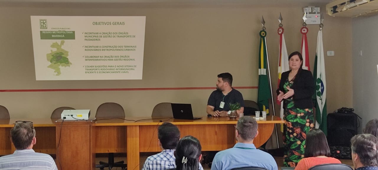 DER realiza consulta pública em Maringá