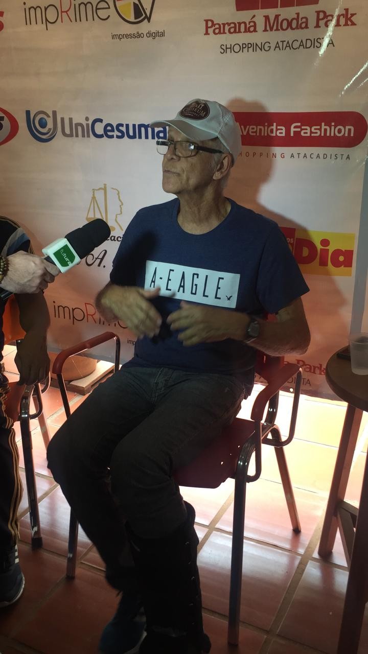 Ademir da Guia, um ídolo do futebol, está em Maringá