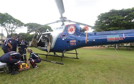 Samu aeromédico completou 1.051 atendimentos
