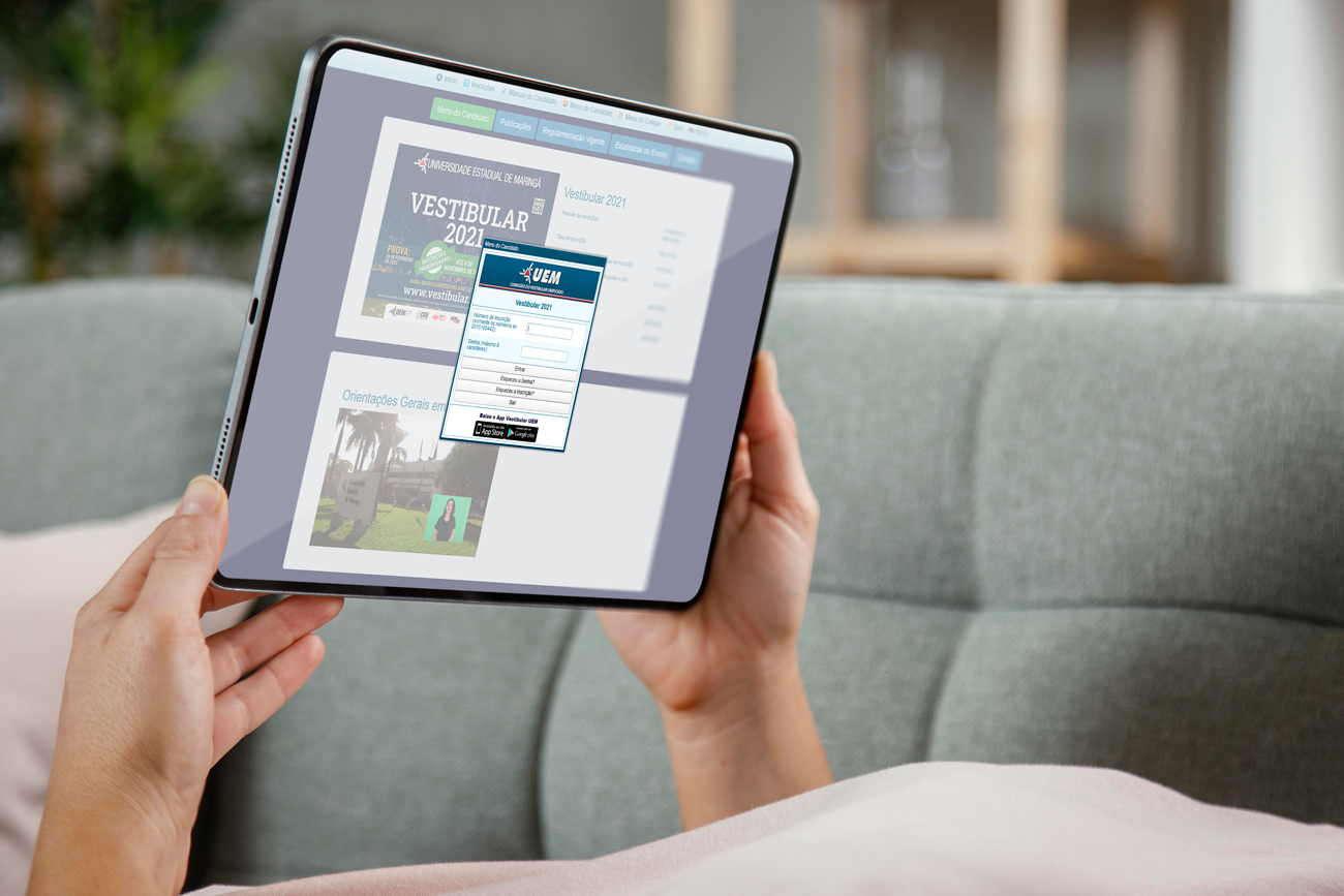 Domingo de vestibular da UEM