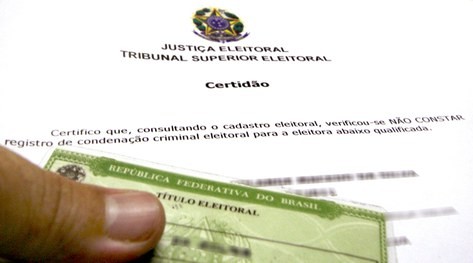 Certidão de quitação eleitoral está liberada