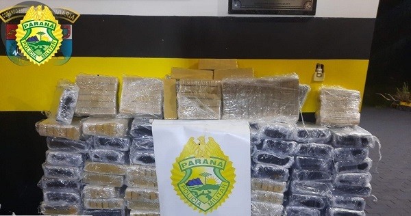 Mais de 400 quilos de maconha são apreendidos em duas fiscalizações da PRv