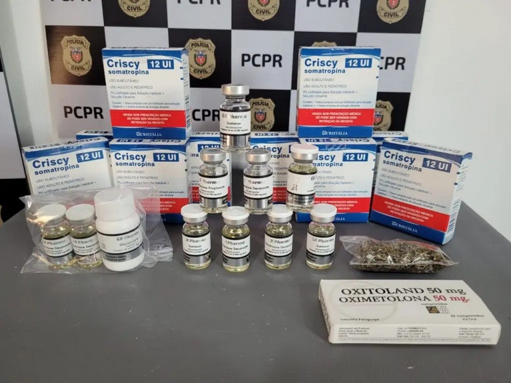 Personal trainer é preso em Maringá com grande quantidade de anabolizantes