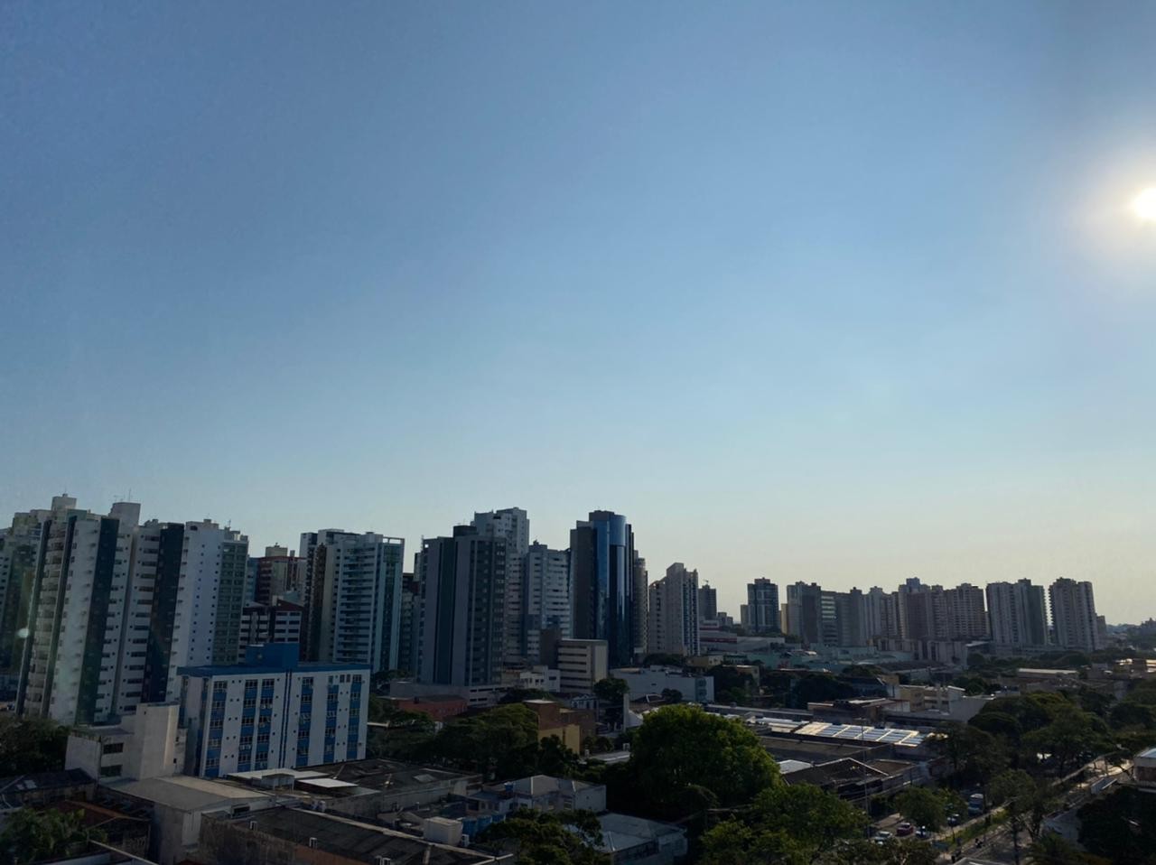 Máxima chega a 29 ºC nessa quarta-feira, em Maringá