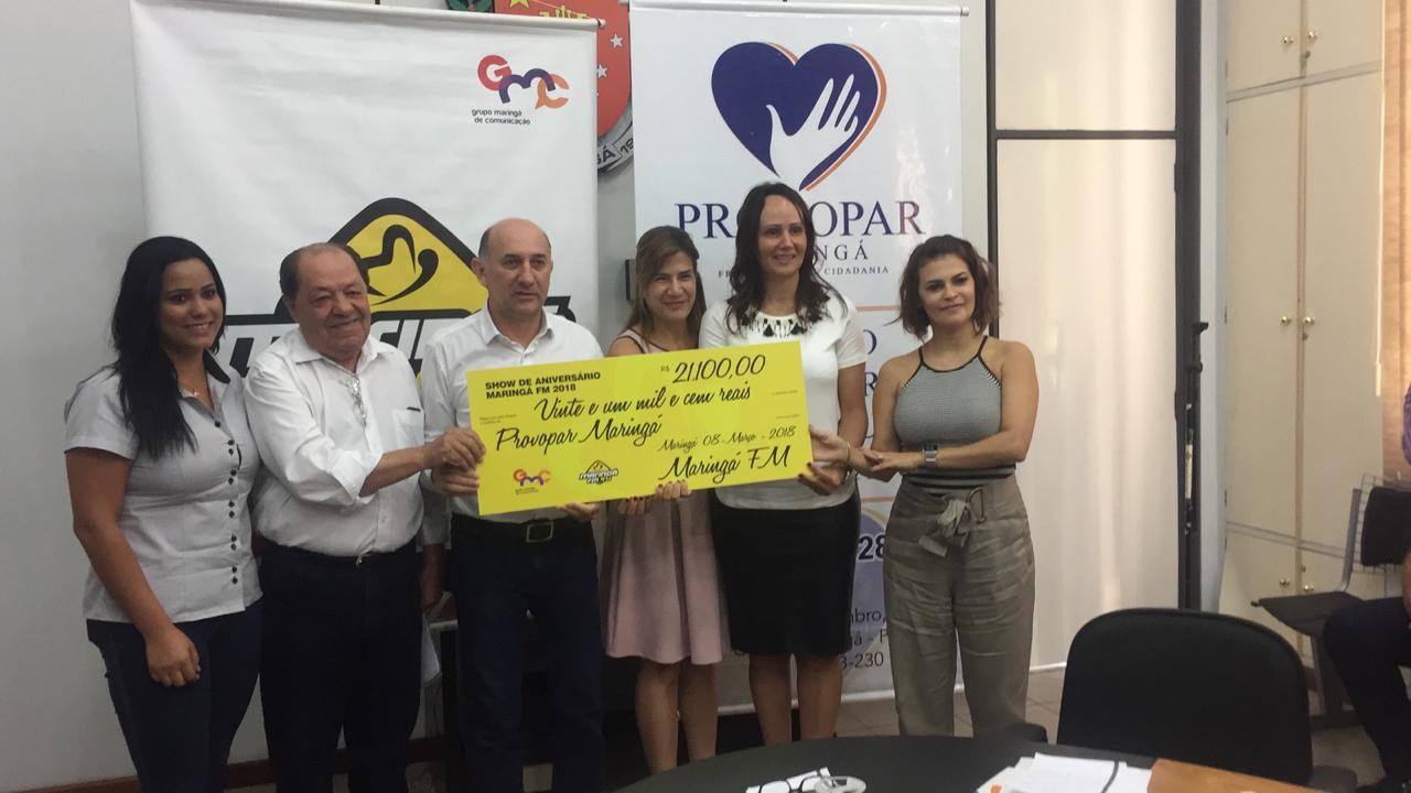 Maringá FM repassa mais de R$ 20 mil e 4 mil litros de leite ao Provopar