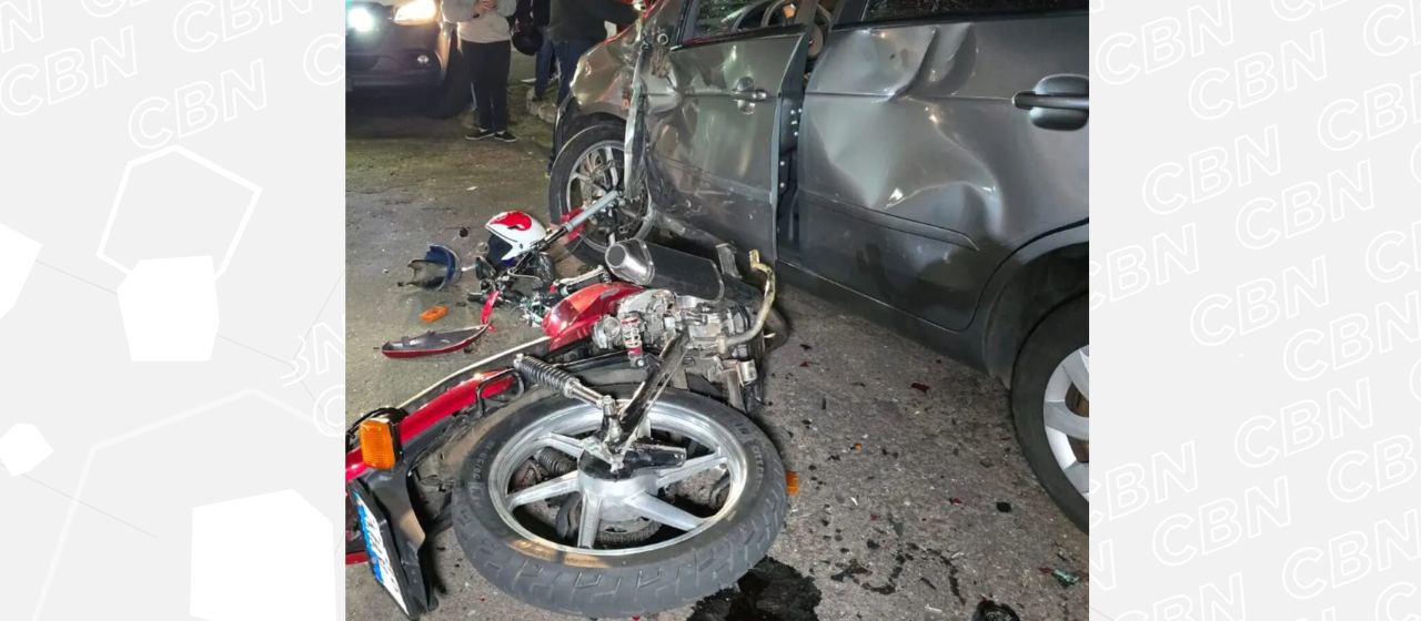 Motociclista fica em estado grave após acidente com carro em Maringá