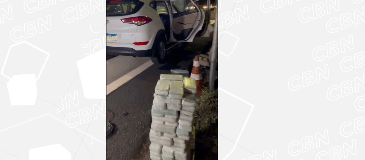 Casal é preso com 98,5 kg de cocaína na BR-376