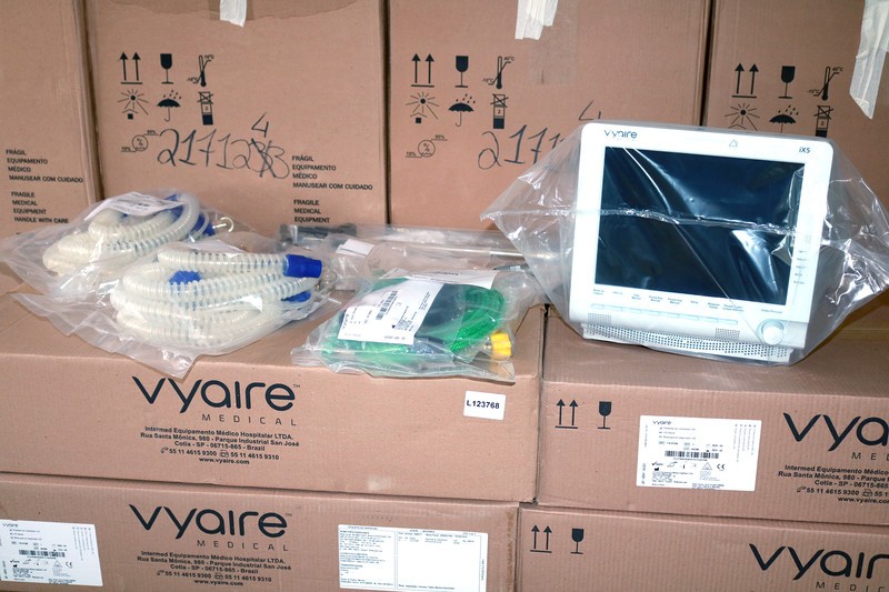 Paranavaí recebe 10 respiradores para pacientes com covid-19