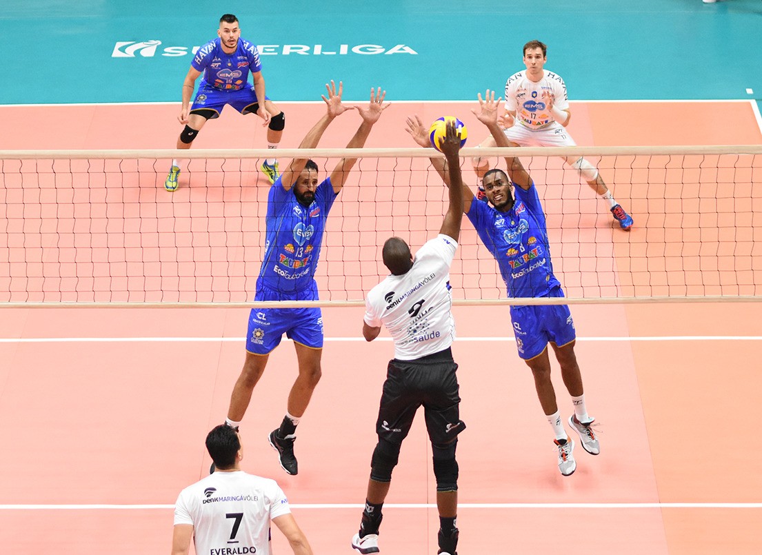 Maringá Vôlei perde para o Taubaté e dá adeus à Copa Brasil