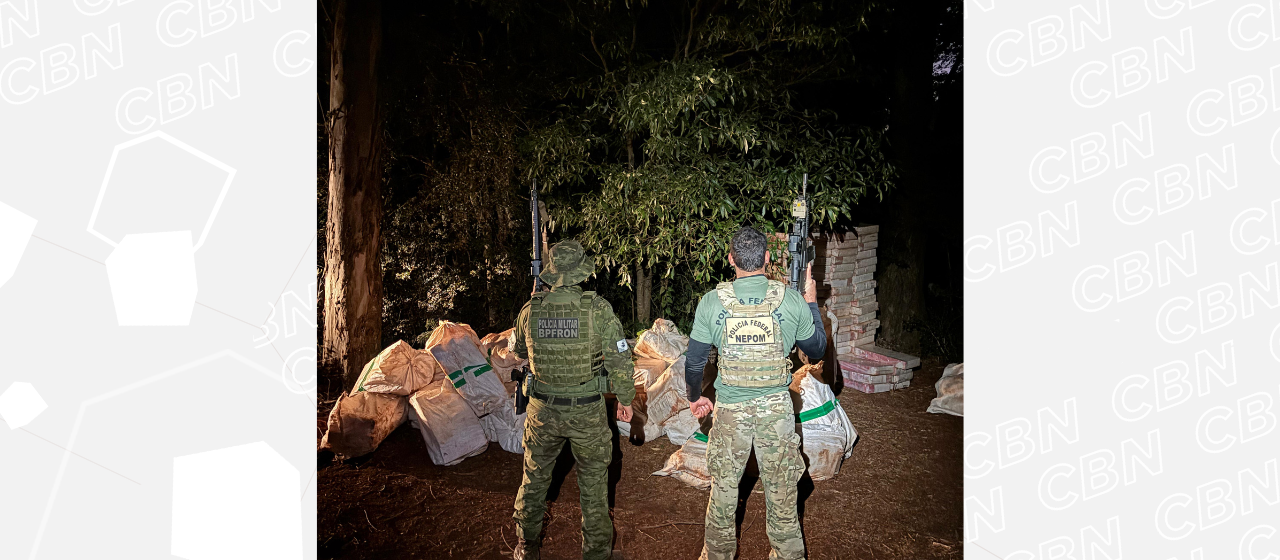 PF e Batalhão de Fronteira apreendem quatro toneladas de maconha