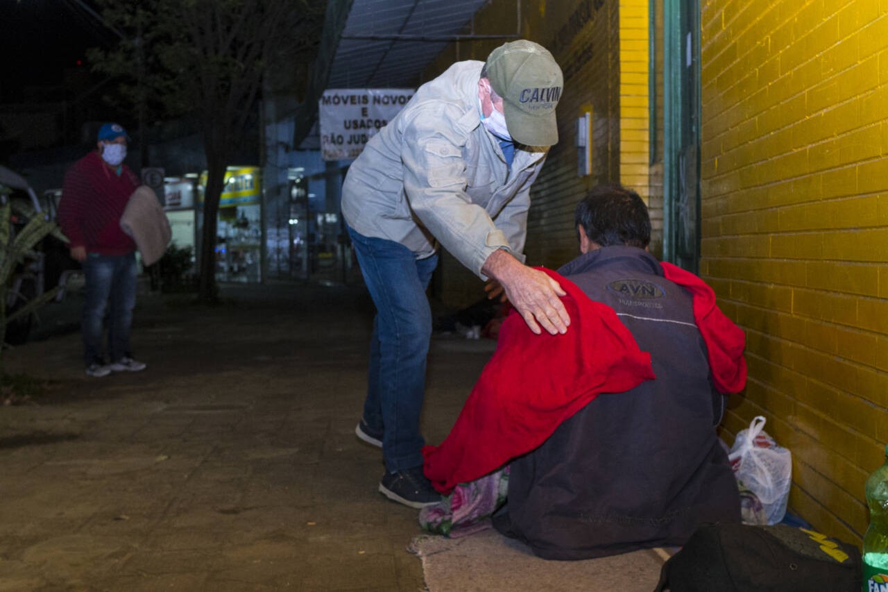 Nos últimos dois dias, equipes da SAS acolheram 18 moradores de rua