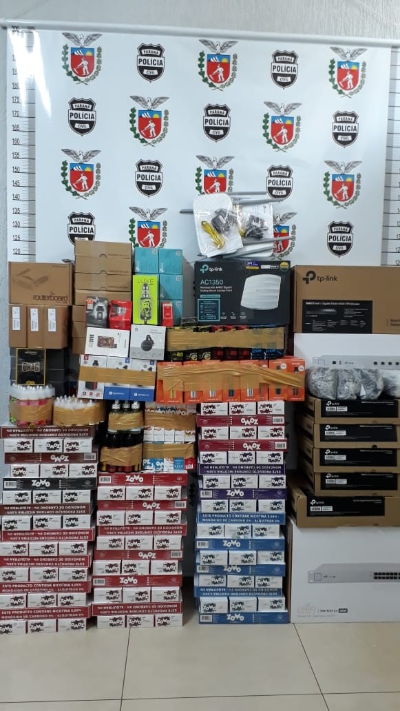 Polícia Civil apreende produtos oriundos de descaminho em Iporã