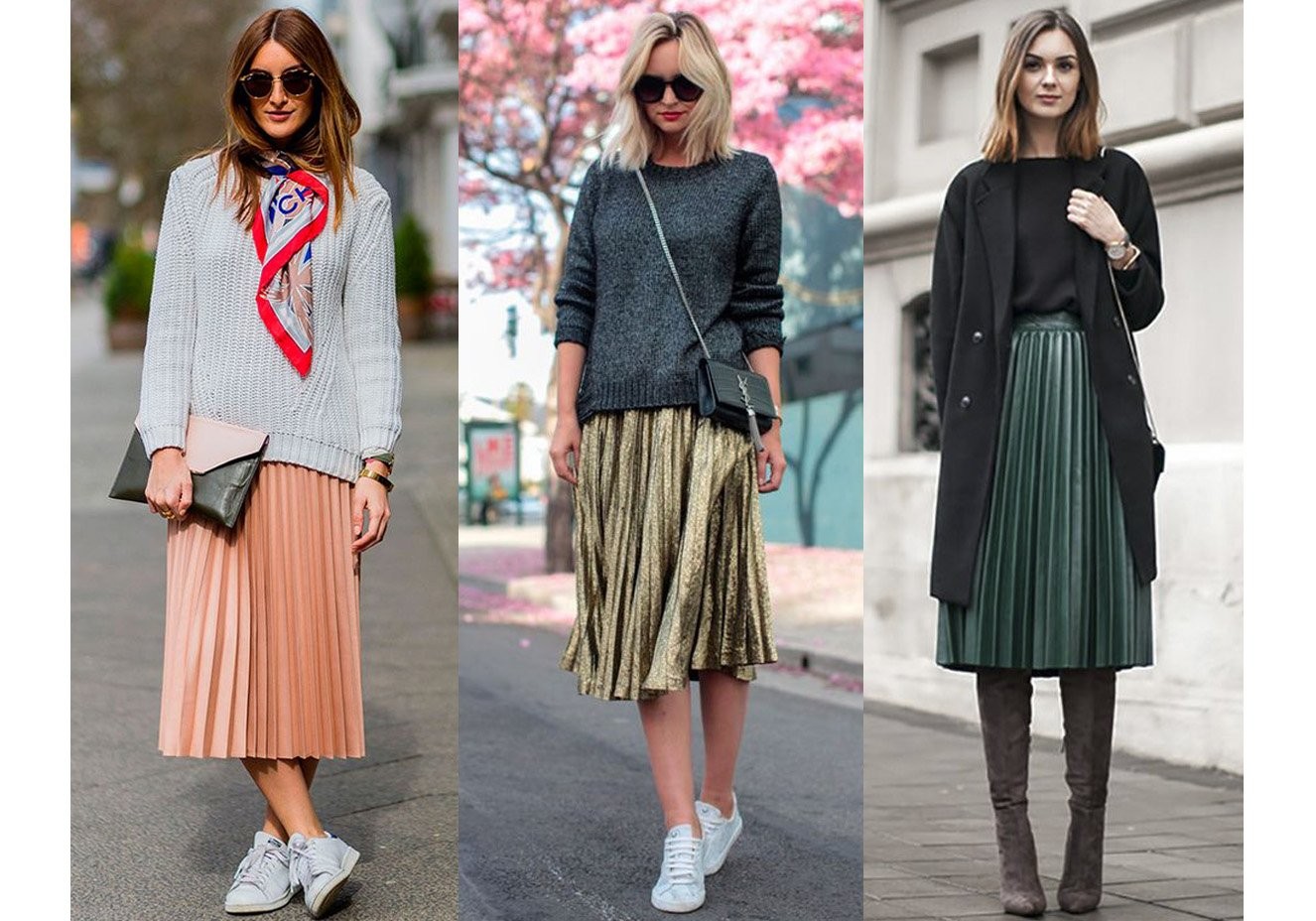 Saia plissada continuará sendo tendência no verão 2019