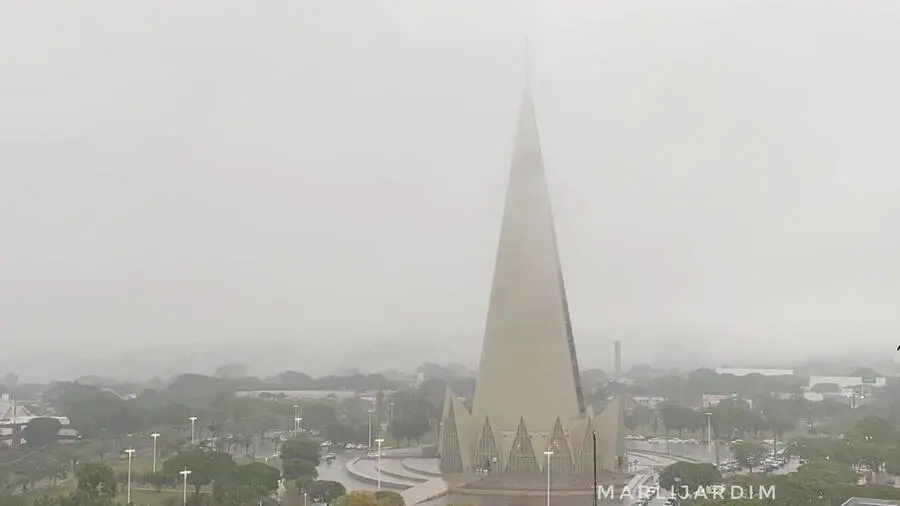Maringá registra temperatura mínima menor que previsto neste sábado (30)
