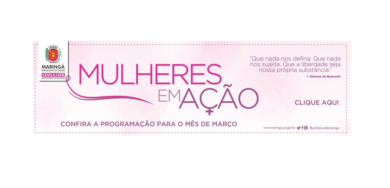 Projeto ‘Mulheres em Ação’ inicia neste domingo (04)