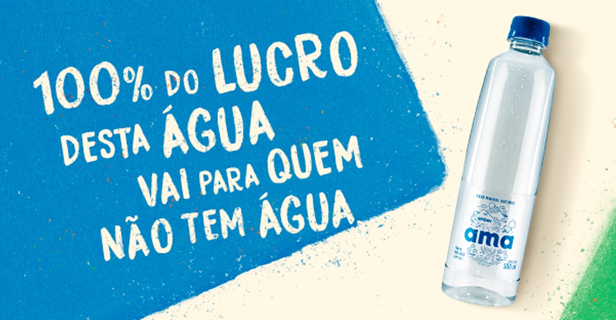 Empresa dobra o preço de sua água mineral para ajudar pessoas