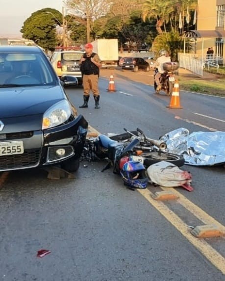 Motociclista morre em acidente no Contorno Sul em Maringá