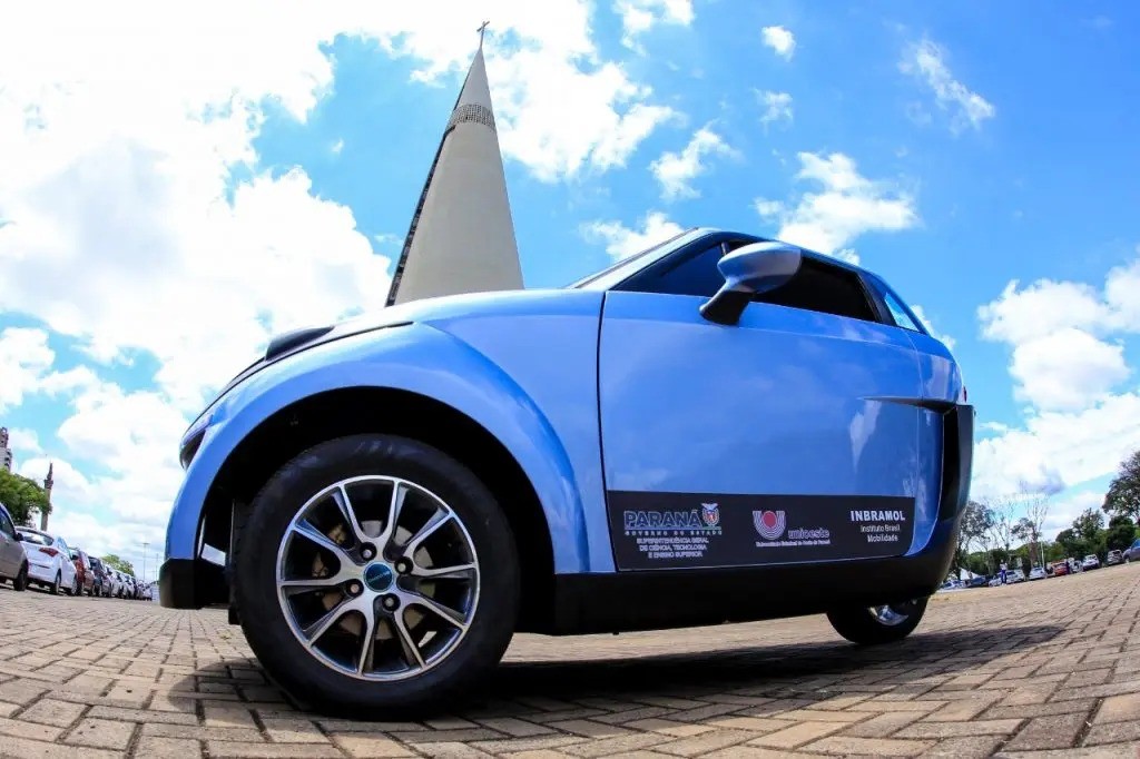 Carro elétrico de três rodas será produzido em Maringá?