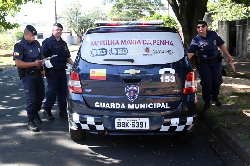 Em Maringá, patrulha Maria da Penha atendeu 1.409 casos em 2018