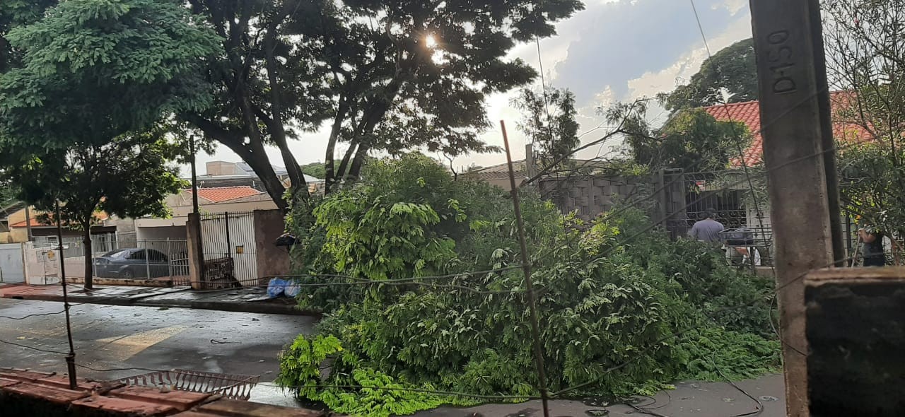 Mais de 2 mil imóveis ainda estão sem energia em Maringá