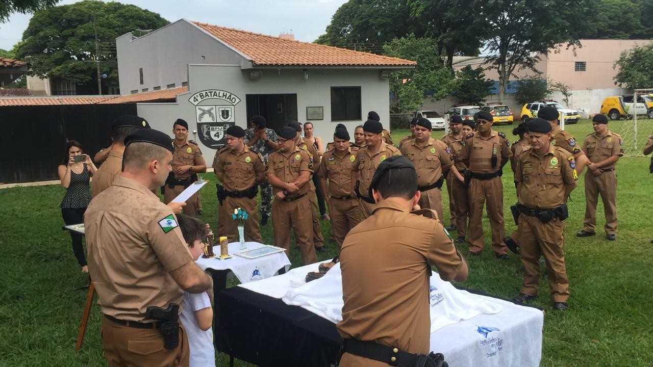 Em homenagem, PM se despede do cão Apolo