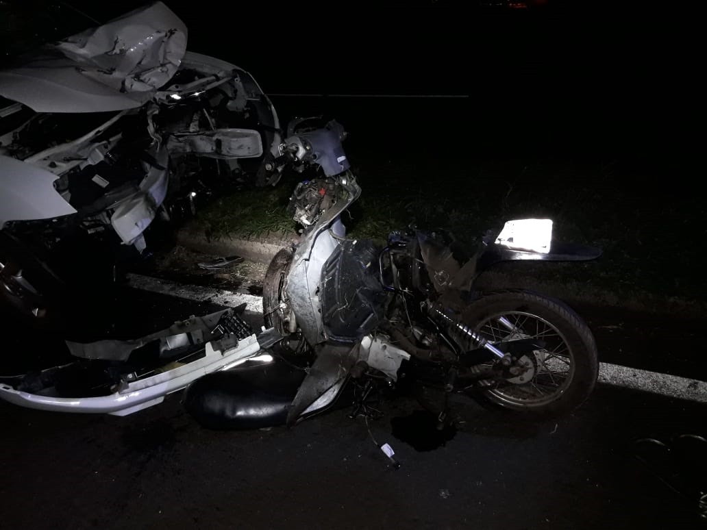 Motociclista morre em acidente na BR-376