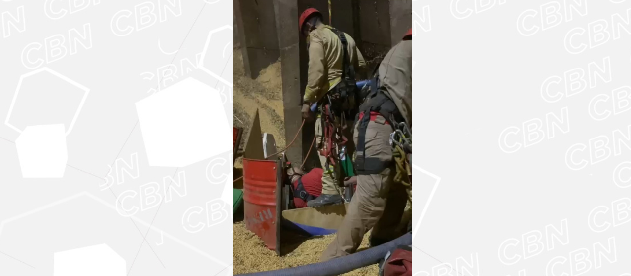 Trabalhador é resgatado com vida de silo em cooperativa de Maringá